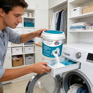 Détergent en poudre concentré automatique avec formule naturelle pour ingrédients personnalisables, parfum citron, <span class=keywords><strong>marque</strong></span> OEM - Product Image 4