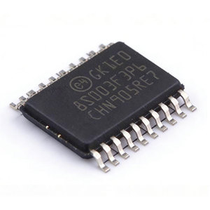 STM8S003F3P6TR Fournisseurs de composants électroniques d'origine, circuit intégré STM8 16 16MHz 8 bits TSSOP-20 Microcontrôleurs RoHS - Product Image 1
