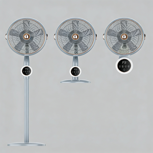 2026 3-Mode <b>Fan</b> <b>Standing</b>/Desk/Clip-on <b>Fan</b> 360 Oscillation Energy Efficient Outdoor Hotel Use (Dark Gray) - Product Image 1