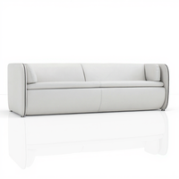 Juego de Sofás Seccionales de Diseño Moderno y Lujoso para Sala de Estar, Muebles de Villa de Alta Calidad del Fabricante, Reposabrazos Blancos Personalizados