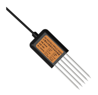 Sonde de sol JX 4-en-1 (EC, température, humidité, pH), étanche IP68, avec interface RS485 Modbus pour l'agriculture intelligente, les serres et l'irrigation