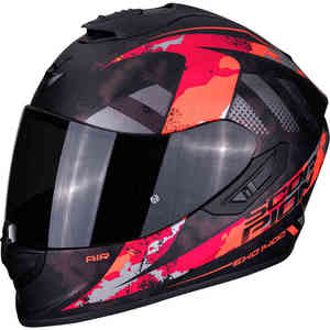 Casco Integrale Scorpion Exo 1400 Air Nero Rosso XL in Fibra Composita per Moto - Product Image 1