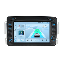 Radio de Coche Android 2Din de 7 Pulgadas, Reproductor Multimedia de Video, GPS, Carplay, 4G, RDS, Compatible con Mercedes Benz W209