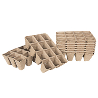 Plateau de perçage pour semis, Machine à mouler, Kit de 10 paquets de démarrage (12 cellules en mousse styromousse, semis en plastique