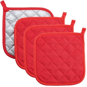 Almohadillas cuadradas para horno de cocina, accesorios de cocina resistentes al calor, multiusos, para mesa, individuales, soportes de macetas - Product Image 1