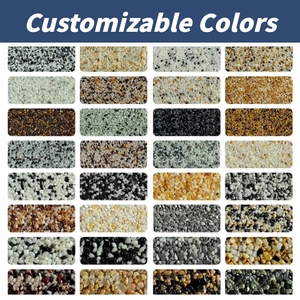 Pierre de résine lavée effet Glaçon Bleu, directement de l'usine, pour système de pavage décoratif perméable pour trottoirs urbains - Product Image 5