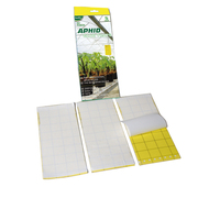 Pièges à insectes pour jardinage agricole résistants aux UV double face, tampons collants pour attraper les mites et les araignées, jetables, utilisables toute l'année, 24x10cm