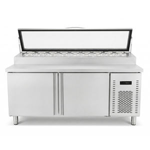 Table de préparation réfrigérée commerciale en acier inoxydable pour sandwichs et <span class=keywords><strong>pizzas</strong></span> – Offre Spéciale - Product Image 3