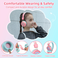 Livraison rapide Nouveaux cadeaux pour enfants Bee Casque sans fil Bluetooth avec éclairage LED RGB pour filles garçons enfants Casque Bluetooth