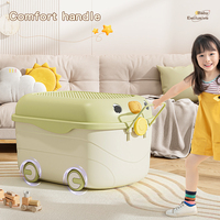 Vente en gros de boîte de rangement pour jouets pour enfants avec trou organisateur de stockage de conception de train grande capacité organisateur de jouets stockage pour enfants