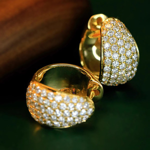 Elegant Micro Pave Ear <b>Cuff</b> For Women Sparkling Fashion <b>Earrings</b> Wedding Jewelry - Product Image 2