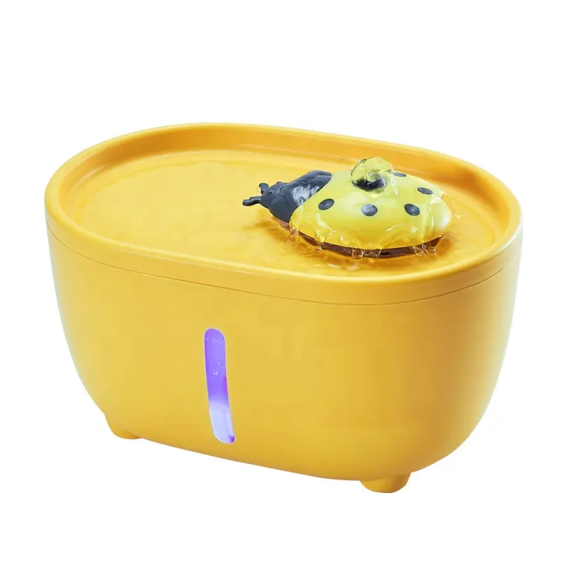 New Design Cute Pet Fountain With Filter Puppy Dog Usb Automatic Water Dispensers Cat Water Fountain