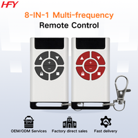 HFY HFY-TX253DP-A6 Télécommande Duplicatrice 8-en-1 Multi-fréquence à Code Roulant avec Indicateur LED pour Systèmes Automatiques