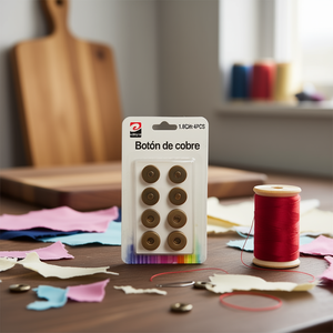 Bottoni a pressione in rame Mnj da 1,8 cm, confezione da 4 pezzi per accessori di abbigliamento Ref23126 - Product Image 2