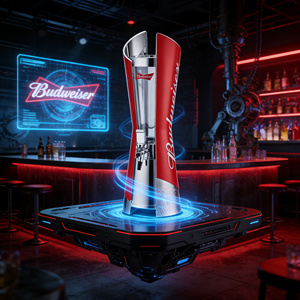 Distributeur de bière <span class=keywords><strong>Bud</strong></span> Light personnalisé de 3 litres, écologique, avec lumières LED et tube à glace - Product Image 3