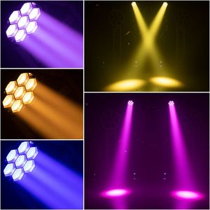 ไฟหัวขยับแบบโฟกัสได้ 7x 20W Bee Eye ควบคุมด้วย DMX512 สำหรับเวที บาร์ งานแต่งงาน - Product Image 2