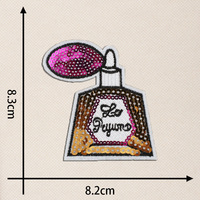 Offre Spéciale Brodé Cerise Glace Sequin Fer-sur Applique Feutre Patcr Papillon Lèvres Patch pour Chapeau Livraison Rapide