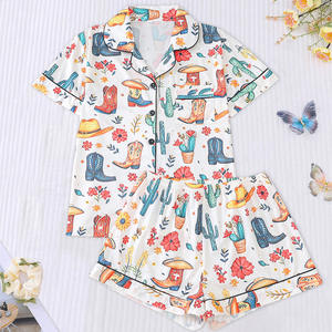 Женская бамбуковая пижама с принтом - Product Image 6