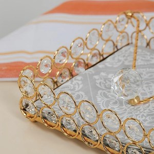 Crystal Handmade Napkin Dispenser Iron Countertop Napkin <b>Holder</b>/<b>Tissue</b> <b>Holder</b>/Paper Box for <b>Kitchen</b> Hotels Restaurants Home Use - Product Image 5