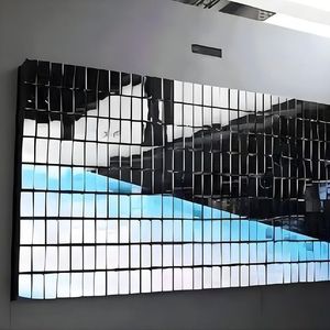 Kích thước tùy chỉnh ngoài trời có thể thu vào ma trận dẫn sóng Màn hình năng động quảng cáo Màn hình hiển thị cho sân vận động nhà máy trực tiếp - Product Image 6