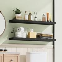 Étagères flottantes murales de 24 pouces, décoration murale pour chambre à coucher, cuisine, salon, décoration intérieure et rangement de livres
