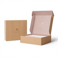 Boîtes d'expédition en carton ondulé personnalisées de luxe avec poignée et fermeture magnétique pour l'emballage de bougies et de pots en verre