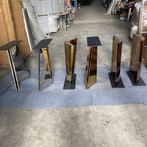 Bases de Mesa de Bar Personalizadas de Fábrica 2024, Patas de Muebles Redondas de Metal Industrial para Mesa de Comedor - Product Image 2