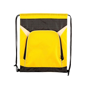Sac de sport à cordon personnalisé en polyester recyclé 210D imperméable, nouveau sac à dos de sport durable avec logo personnalisé - Product Image 6