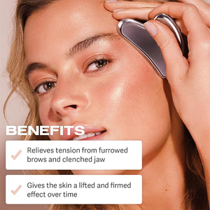 Fabricante corazón gua sha metal <span class=keywords><strong>guasha</strong></span> facial <span class=keywords><strong>guasha</strong></span> herramientas de metal acero inoxidable <span class=keywords><strong>guasha</strong></span> para cuerpo cara masaje piel apretar - Product Image 6