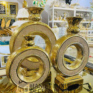 แจกันเซรามิกทรงโถขิงหรูหราน้ำหนักเบาทันสมัยสร้างสรรค์สำหรับห้องนั่งเล่นโต๊ะรับประทานอาหารของโรงแรมเครื่องประดับจัดดอกไม้ - Product Image 4