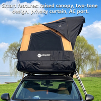 Tente de camping sur toit Playdo SKIFF 145 - Tente de camping gonflable pour 4 personnes, toutes saisons, pour toit de voiture