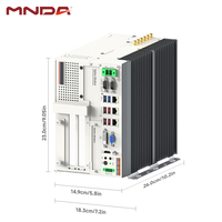 Hôte IPC industriel sans ventilateur, 5 ports LAN, Windows 10/11, 64 Go de RAM max, stockage M.2 mSATA pour HMI SCADA et acquisition de données industrielles