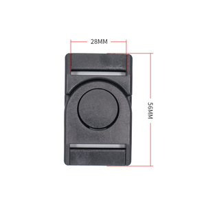 Boucle latérale rotative en plastique 28 mm pour sacs, durable - Product Image 3