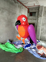 Ballons gonflables en forme d'oiseaux personnalisés pour la publicité, ballons en forme de perroquet gonflables à l'hélium pour les promotions