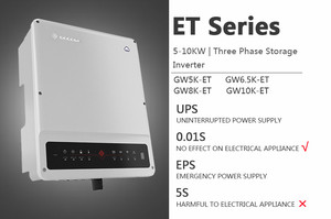 Convertisseur d'énergie triphasé haute tension <span class=keywords><strong>Goodwe</strong></span> série ET 5-10KW, système hybride résidentiel avec commutation fluide entre réseau et hors réseau - Product Image 2