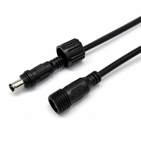 Connecteur de Cordon d'Alimentation Étanche DC Head 5521 – Prise Mâle-Femelle Pratique avec Contact en Cuivre pour Utilisation Extérieure