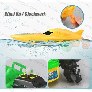 Nouveauté 2023 Jouets de bain pour enfants et bébés : Bateaux à remonter à la corde, Bateaux à voile, Jouets de douche, Jouets de bain flottants, Jouets bateaux rapides - Product Image 3