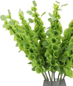 Plantas Artificiales de Alta Calidad con Aspecto Realista, Hierba de Campana Verde, Hojas de Concha de Tacto Real, Plantas de Pagoda, Decoración Europea para Graduación y Navidad - Product Image 3