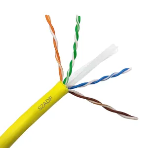 High Speed Ethernet Network Cat6 UTP 4*2*0.585 Lan Cable Pass test 500MHZ