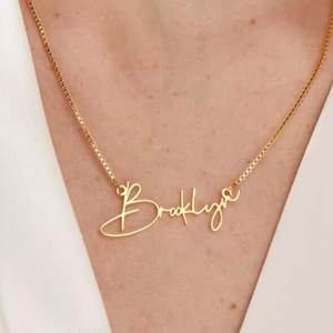 UWIN, гипоаллергенная табличка из нержавеющей стали «<span class=keywords><strong>DIY</strong></span>», специальное Подарочное ожерелье, личная долговечная табличка, ювелирные изделия - Product Image 2