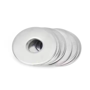 Plaques en aluminium usinées sur mesure CNC, disques métalliques fixes, anodisés couleur naturelle, usinage de précision, fournisseur indien SHIVCN - Product Image 2