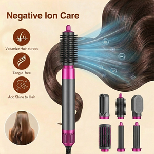 Estilizador <span class=keywords><strong>de</strong></span> Cabello Profesional 6 en 1, Herramientas <span class=keywords><strong>de</strong></span> Peinado con Aire Caliente, Potente <span class=keywords><strong>Secador</strong></span> <span class=keywords><strong>de</strong></span> Cabello Multifuncional con Estuche <span class=keywords><strong>de</strong></span> Almacenamiento <span class=keywords><strong>para</strong></span> Chicas - Product Image 3