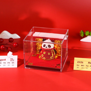 Werbeartikel 3D Haftnotizen Panda Individueller Notizblock Kalender Schreibtisch-Deko Werbegeschenk Verspielter Notizblock Mit Licht - Product Image 4