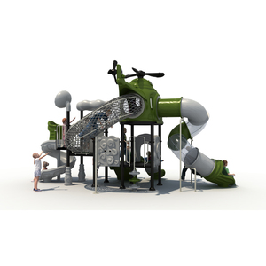 Bon prix toboggan en plastique pour enfants, équipement de terrain de jeu pour enfants, extérieur, école, à vendre - Product Image 4
