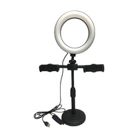 Selfie Anneau Lumière Trépied Support Téléphone LED Téléphone Anneau Lumière Maquillage Vidéo Enregistrement Photographie Cercle Éclairage Téléphones Portables