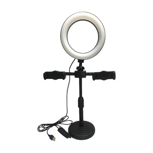 Selfie Anneau Lumière Trépied Support <span class=keywords><strong>Téléphone</strong></span> <span class=keywords><strong>LED</strong></span> <span class=keywords><strong>Téléphone</strong></span> Anneau Lumière Maquillage Vidéo Enregistrement Photographie <span class=keywords><strong>Cercle</strong></span> Éclairage Téléphones Portables - Product Image 1
