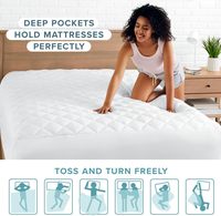 Housse de lit imperméable personnalisée, protection contre la poussière et l'urine, housse de matelas, protection de matelas, vente en gros