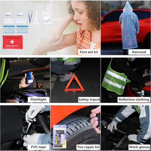 Trousse de premiers secours d'urgence pour <span class=keywords><strong>voiture</strong></span>, camping, sport, voyage, étanche, personnalisée Ori-power - Product Image 3