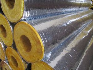 Tubo de Fibra de Vidrio de Lana de Vidrio para Aislamiento de Tuberías de Agua de Refrigeración con Papel de Aluminio - Product Image 5