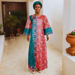 Abiti Africani Tradizionali di Alta Qualità a Basso Prezzo, Nuovi Design di <span class=keywords><strong>Abbigliamento</strong></span> Casual Femminile all'<span class=keywords><strong>Ingrosso</strong></span> - Product Image 5
